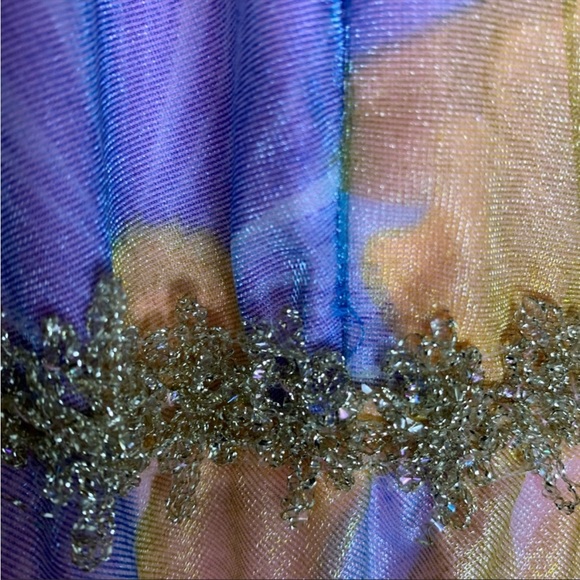 1960s, vintage palazzo jumpsuit. Hippie chic - Picture 4 of 6